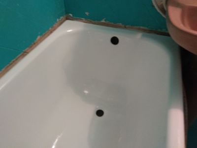 Одесса. Восстановление покрытия чугунной ванны